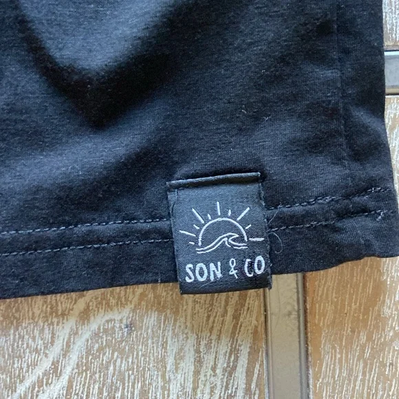 Black Graphic Kids T-Shirt - Picture 4 of 7